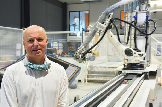 Luc Talbourdet président Avel Robotics achat deuxième robot placement fibres Lorient